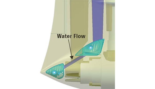 TWO-WAY WATER INLET